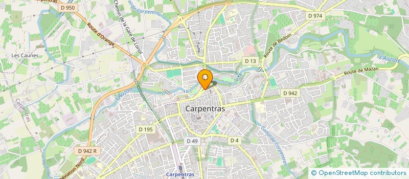 localisation de l'entreprise MONSIEUR MOHAMED OUERTANI à CARPENTRAS