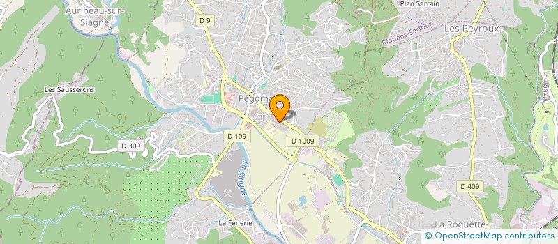 localisation de l'entreprise MONSIEUR MOHAMED OUESLATI  PEGOMAS