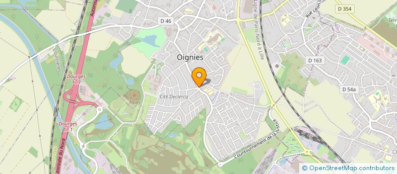 localisation de l'entreprise MONSIEUR MOHAMED OUGGAD  OIGNIES