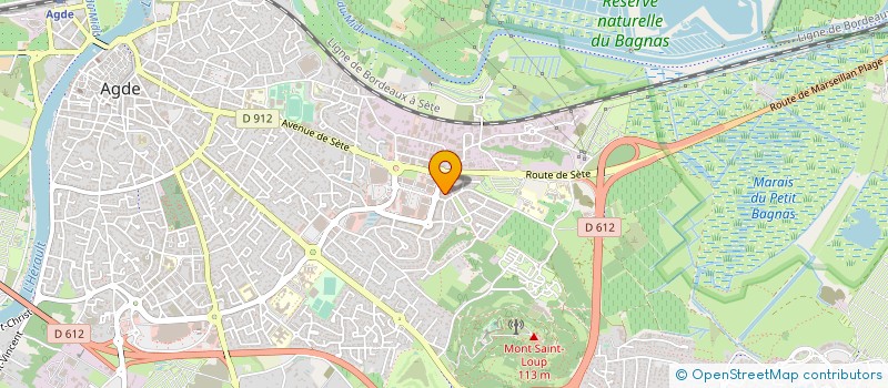 localisation de l'entreprise MONSIEUR MOHAMED OUHADA  AGDE