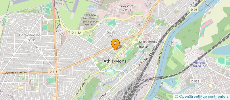 localisation de l'entreprise MONSIEUR MOHAMED OUHADJ à ATHIS-MONS