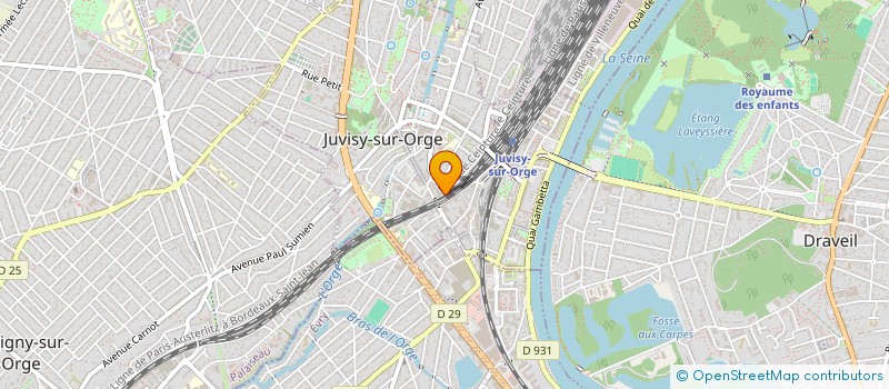 localisation de l'entreprise MONSIEUR MOHAMED OUHAJ AL FAKI  JUVISY-SUR-ORGE