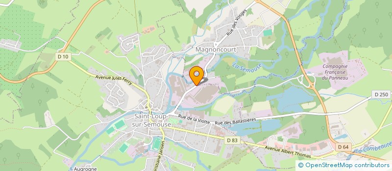 localisation de l'entreprise MONSIEUR MOHAMED OUHAJA  SAINT-LOUP-SUR-SEMOUSE