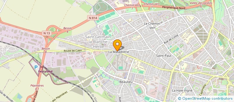 localisation de l'entreprise MONSIEUR MOHAMED OUHAMMOU à CAEN