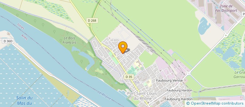 localisation de l'entreprise MONSIEUR MOHAMED OUJJIT à PORT-SAINT-LOUIS-DU-RHONE
