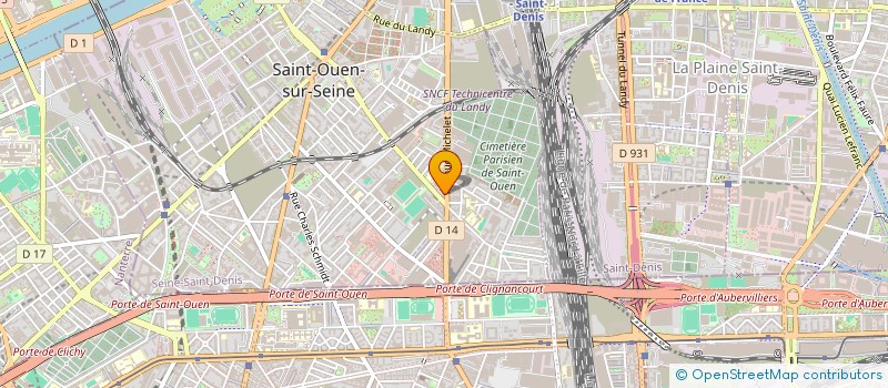 localisation de l'entreprise MONSIEUR MOHAMED OUKALI à SAINT-OUEN-SUR-SEINE