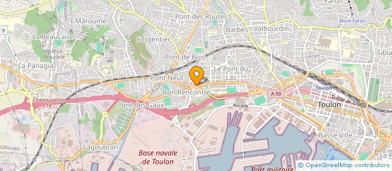 localisation de l'entreprise MONSIEUR MOHAMED OUKHOUYA à TOULON