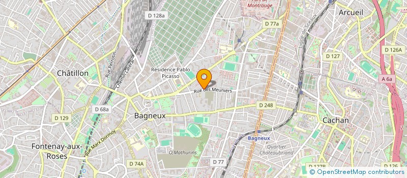 localisation de l'entreprise MONSIEUR MOHAMED OUKIL à BAGNEUX