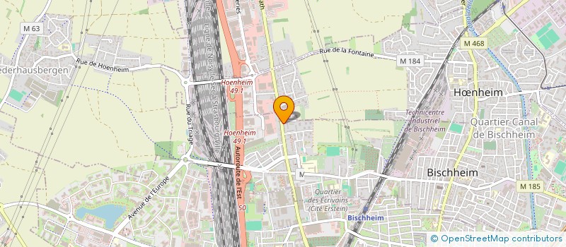 localisation de l'entreprise MONSIEUR MOHAMED OUKIL HABOUS  BISCHHEIM