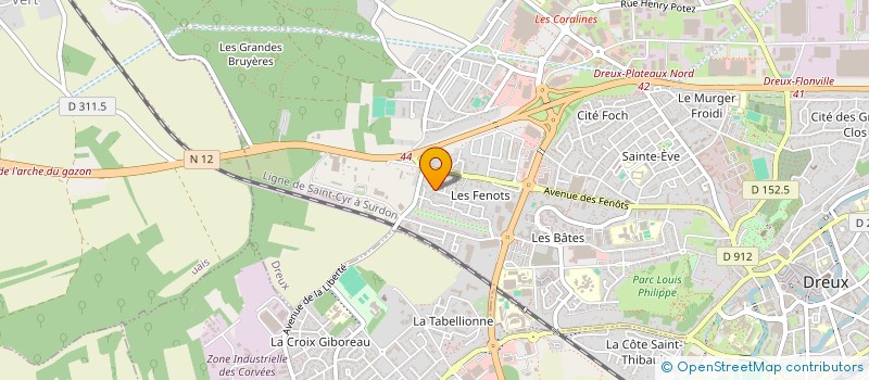 localisation de l'entreprise MONSIEUR MOHAMED OUKOUKES à DREUX