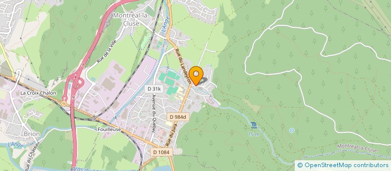 localisation de l'entreprise MONSIEUR MOHAMED OULBAGHDADI  MONTREAL-LA-CLUSE