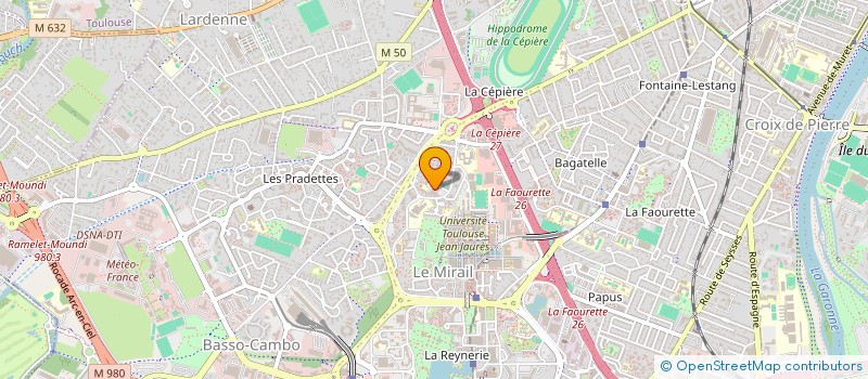 localisation de l'entreprise MONSIEUR MOHAMED OULD AMAR  TOULOUSE