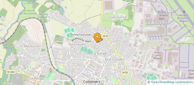 localisation de l'entreprise MONSIEUR MOHAMED OUMRIDA à COLOMIERS