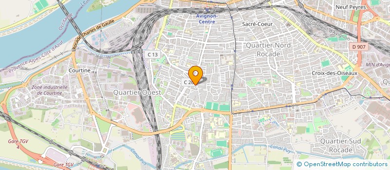 localisation de l'entreprise MONSIEUR MOHAMED OUNAI  AVIGNON