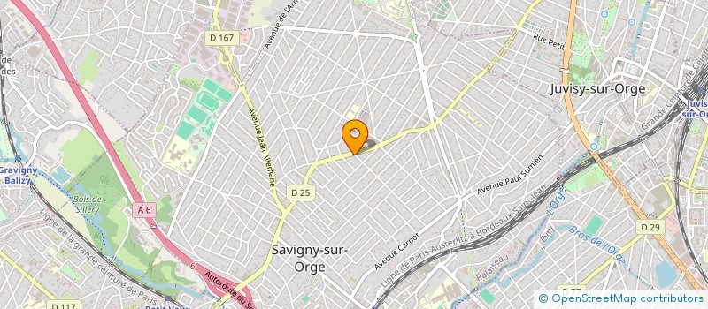 localisation de l'entreprise MONSIEUR MOHAMED-OURABAH BOUBERKA  SAVIGNY-SUR-ORGE