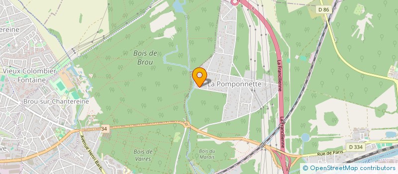 localisation de l'entreprise MONSIEUR MOHAMED OURAK  POMPONNE