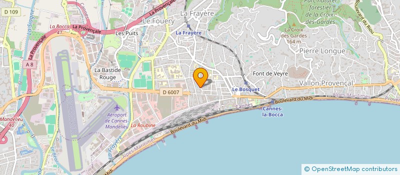 localisation de l'entreprise MONSIEUR MOHAMED OURDANI à CANNES
