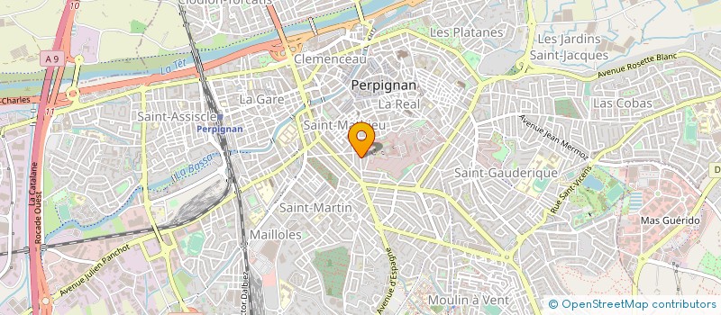 localisation de l'entreprise MONSIEUR MOHAMED OURRAD  PERPIGNAN