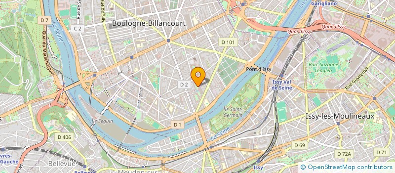 localisation de l'entreprise MONSIEUR MOHAMED OUSMER  BOULOGNE-BILLANCOURT