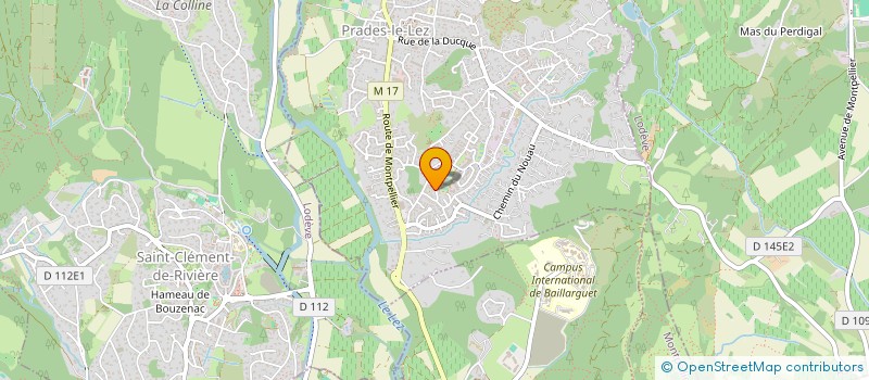 localisation de l'entreprise MONSIEUR MOHAMED OUSSAA  PRADES-LE-LEZ