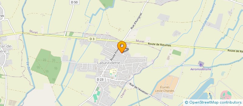 localisation de l'entreprise MONSIEUR MOHAMED OUSSAL  LABASTIDETTE