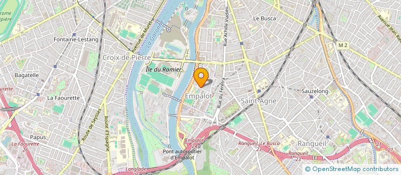 localisation de l'entreprise MONSIEUR MOHAMED OUSSIDI  TOULOUSE