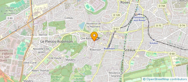 localisation de l'entreprise MONSIEUR MOHAMED OUZEGDOUH  LE PLESSIS-ROBINSON