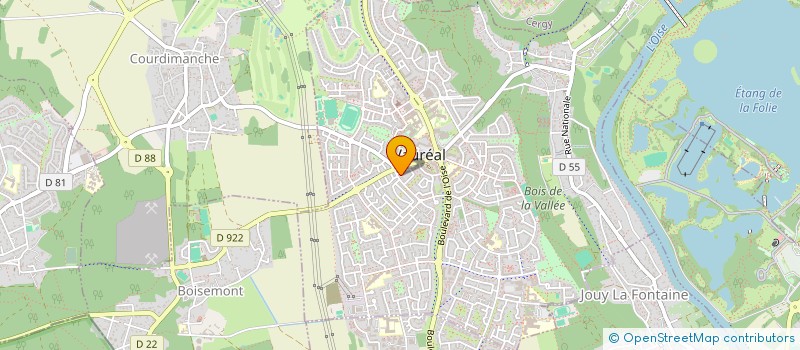 localisation de l'entreprise MONSIEUR MOHAMED PARWES  VAUREAL