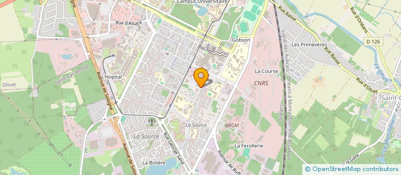 localisation de l'entreprise MONSIEUR MOHAMED QADER KHOGYANI à ORLEANS