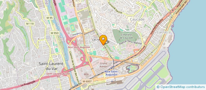 localisation de l'entreprise MONSIEUR MOHAMED RAAB à NICE