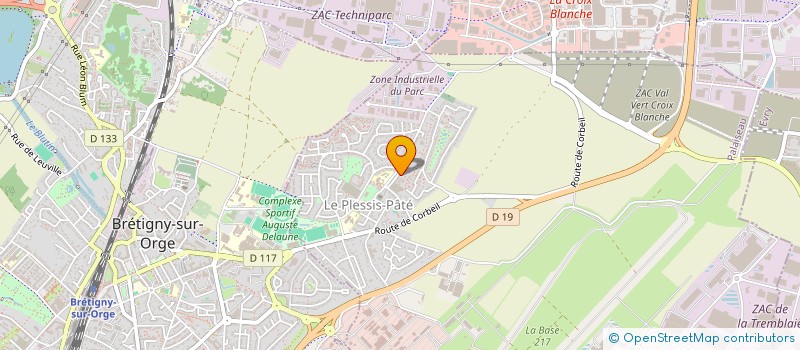localisation de l'entreprise MONSIEUR MOHAMED RAACH à LE PLESSIS-PATE