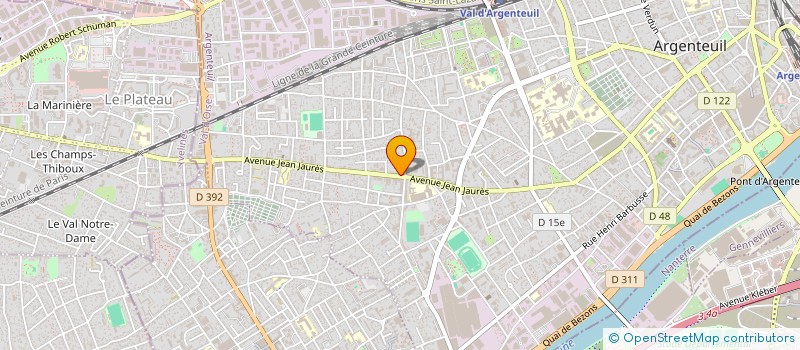 localisation de l'entreprise MONSIEUR MOHAMED RABAA  COLOMBES