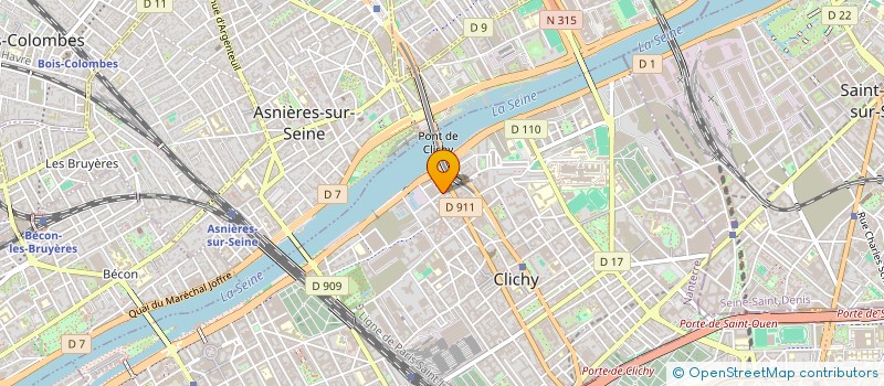 localisation de l'entreprise MONSIEUR MOHAMED RABAH à CLICHY