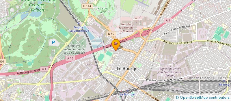 localisation de l'entreprise MONSIEUR MOHAMED RABIA à LE BOURGET