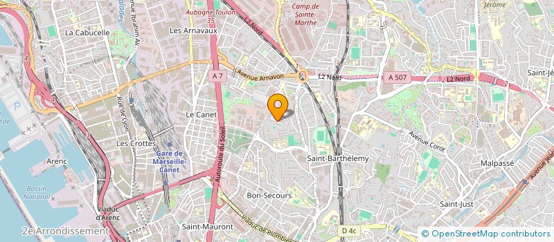 localisation de l'entreprise MONSIEUR MOHAMED RABIH KOKO à MARSEILLE 14EME