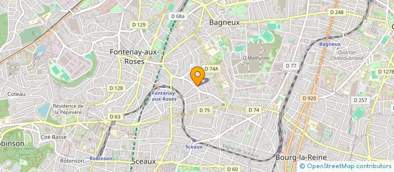 localisation de l'entreprise MONSIEUR MOHAMED RACHDI à FONTENAY-AUX-ROSES