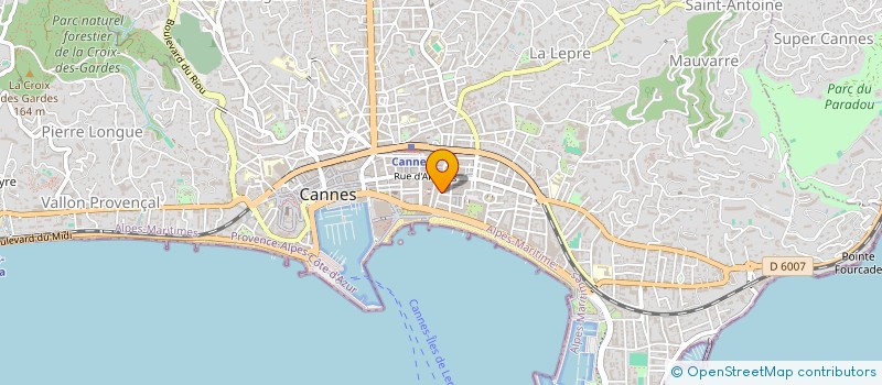 localisation de l'entreprise MONSIEUR MOHAMED RAFFA  CANNES