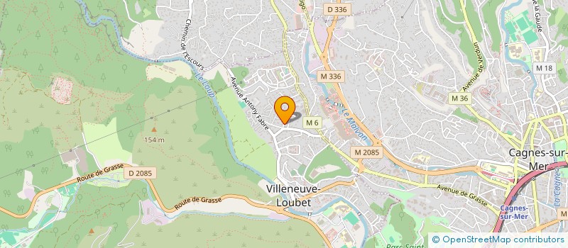 localisation de l'entreprise MONSIEUR MOHAMED RAFFA à VILLENEUVE-LOUBET