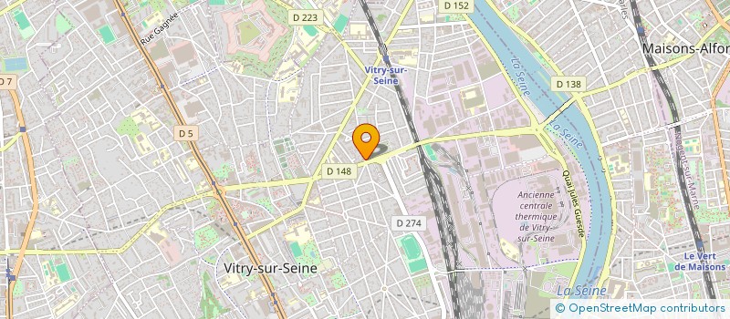 localisation de l'entreprise MONSIEUR MOHAMED RAFIK BENTALEB  VITRY-SUR-SEINE
