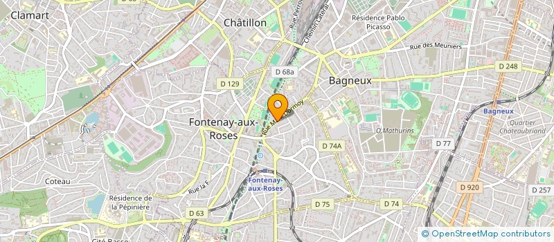 localisation de l'entreprise MONSIEUR MOHAMED RAFIK ROUS à FONTENAY-AUX-ROSES