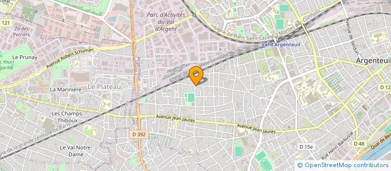 localisation de l'entreprise MONSIEUR MOHAMED RAHHOU à ARGENTEUIL