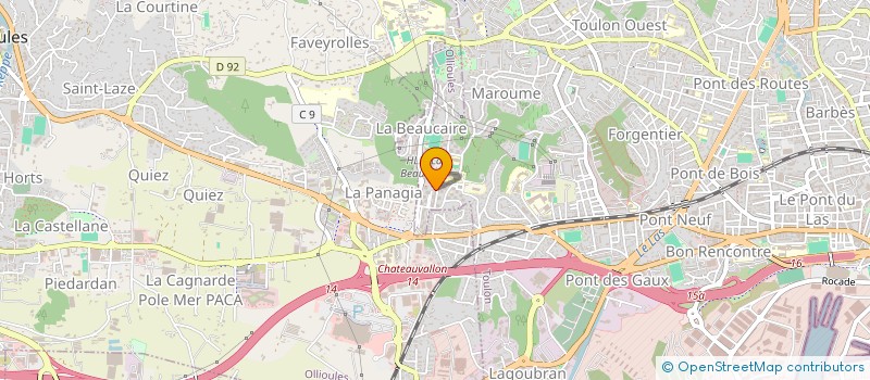 localisation de l'entreprise MONSIEUR MOHAMED RAHMOUNI à TOULON