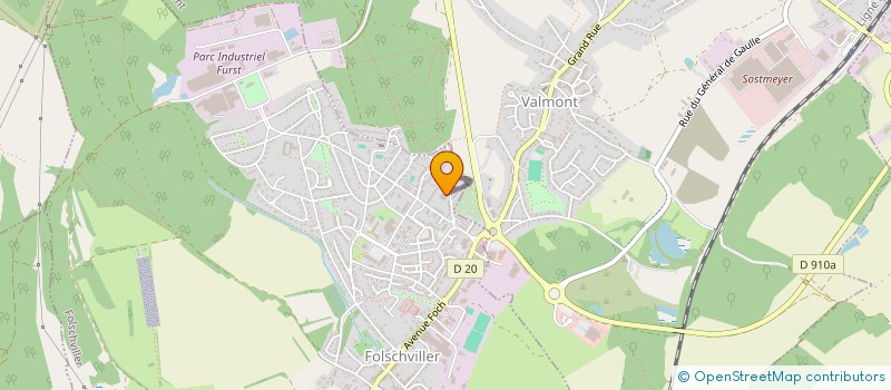 localisation de l'entreprise MONSIEUR MOHAMED RAHMOUNI  FOLSCHVILLER