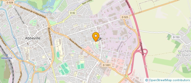 localisation de l'entreprise MONSIEUR MOHAMED RAHOUADJ  ABBEVILLE