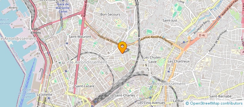 localisation de l'entreprise MONSIEUR MOHAMED RAJAB à MARSEILLE