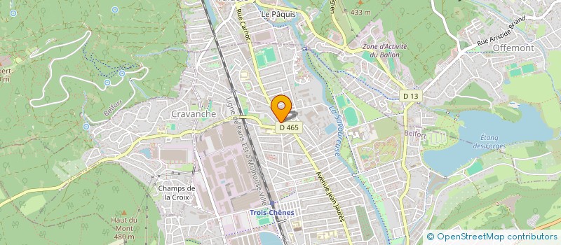 localisation de l'entreprise MONSIEUR MOHAMED RAKEB HAMED  BELFORT