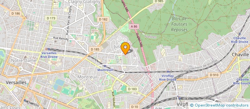 localisation de l'entreprise MONSIEUR MOHAMED RAMDANE à VERSAILLES