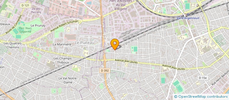 localisation de l'entreprise MONSIEUR MOHAMED RAMDANE  ARGENTEUIL