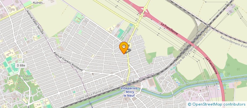 localisation de l'entreprise MONSIEUR MOHAMED RAMDANI  MITRY-MORY