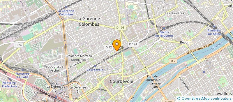 localisation de l'entreprise MONSIEUR MOHAMED RAMI à COURBEVOIE